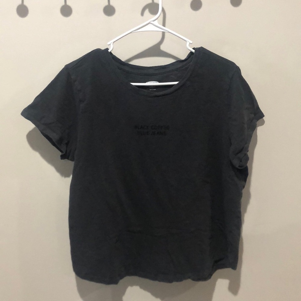 BOGO Old Navy Black Coffee Blue Jeans Dark Grey Basic Everyday Tee Shirt Top